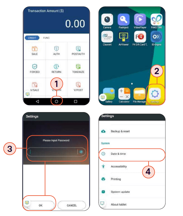 ASERIES SETTINGS